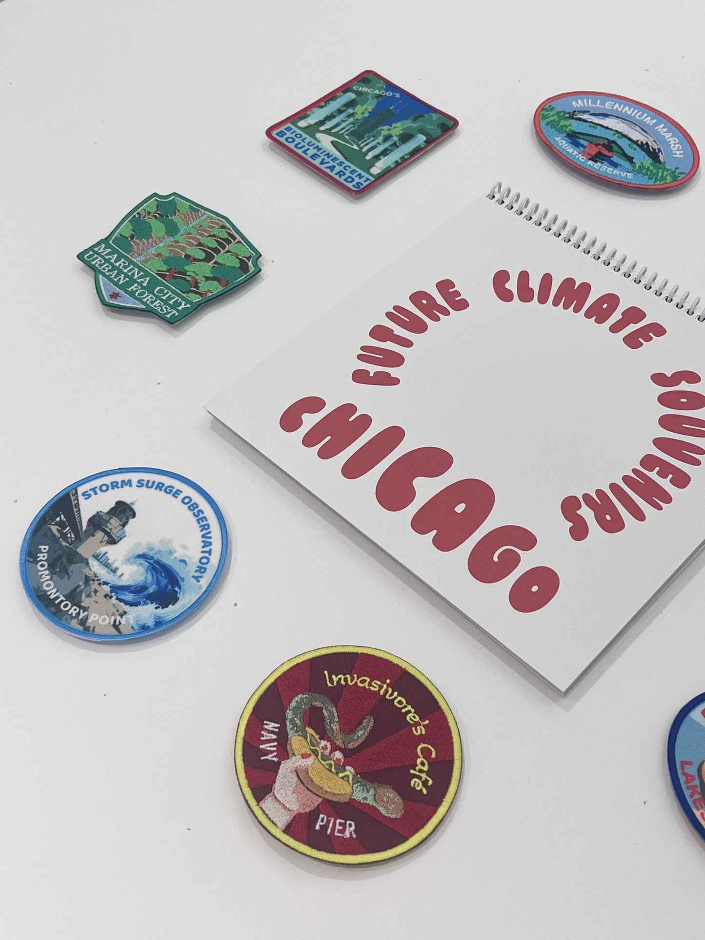 Future Climate Souvenirs of Chicago: Book of Patches