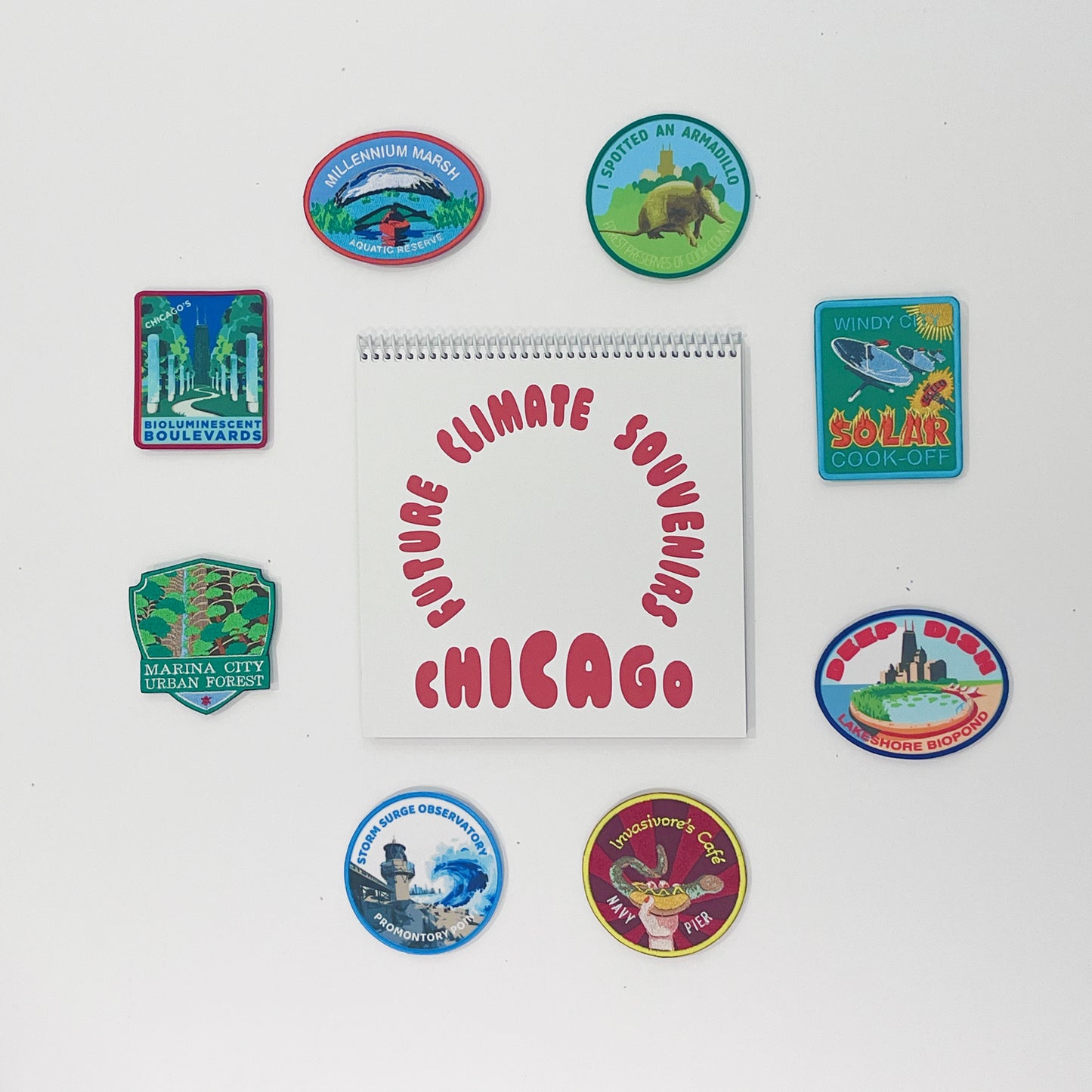 Future Climate Souvenirs of Chicago: Book of Patches