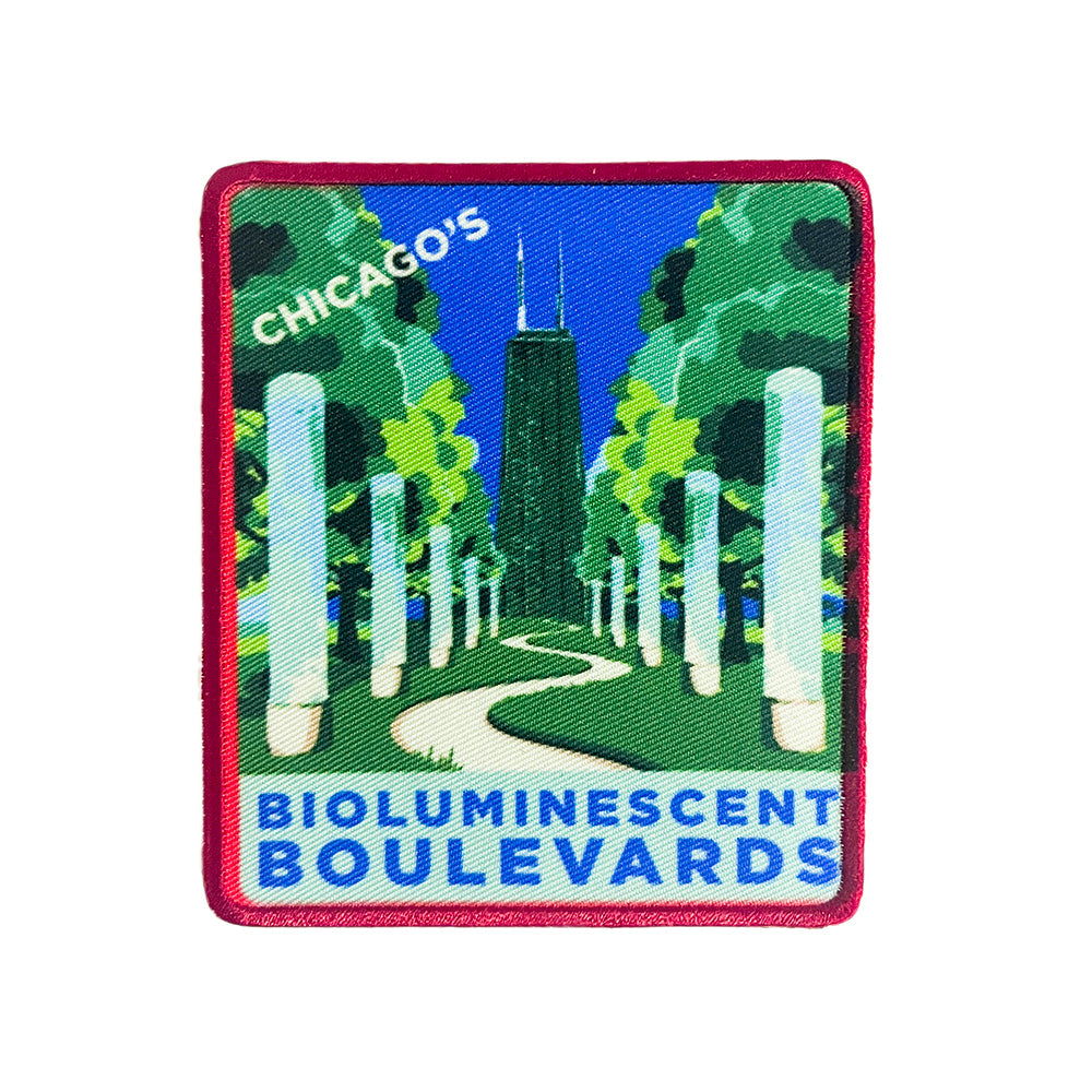 Future Climate Souvenirs of Chicago: Bioluminescent Boulevards Patch