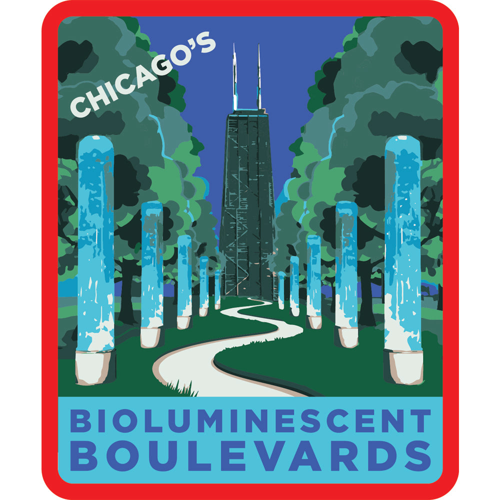 Future Climate Souvenirs of Chicago: Bioluminescent Boulevards Patch
