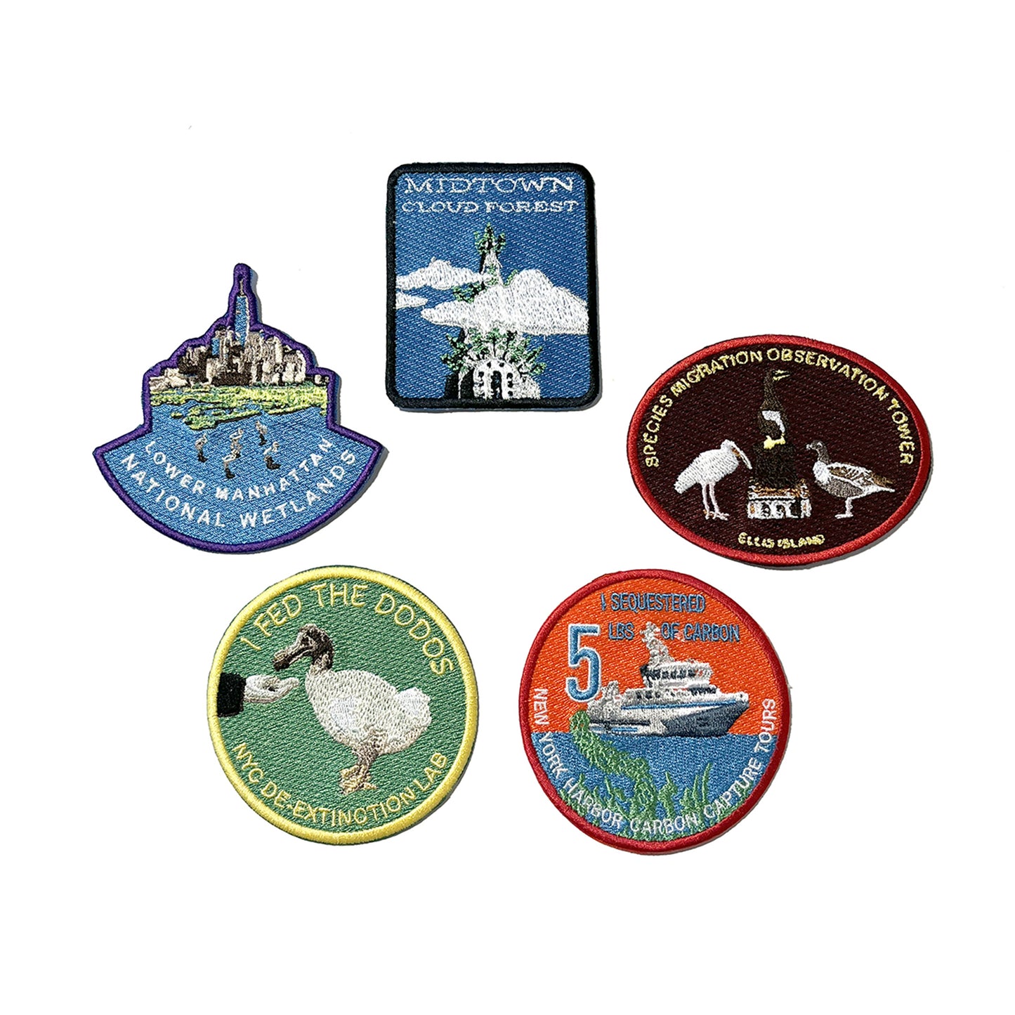 Future Climate Souvenirs of New York: Species Migration Observation Tower Patch